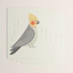 Cockatiel, Bird of Australia Wrapping Paper Gallery Image 3