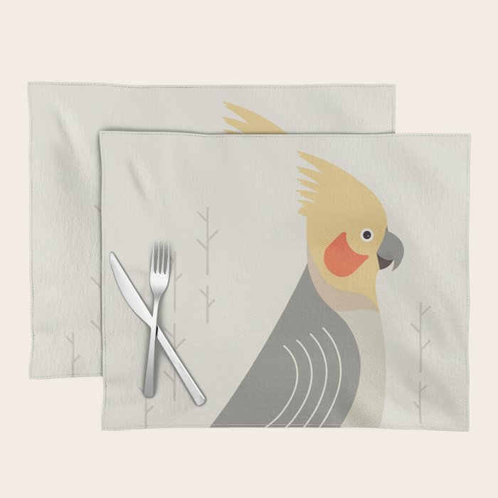 Cockatiel, Bird of Australia Placemat Gallery Image 1