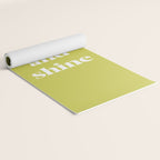 Rise And Shine Lime Yoga Mat Gallery Image 2