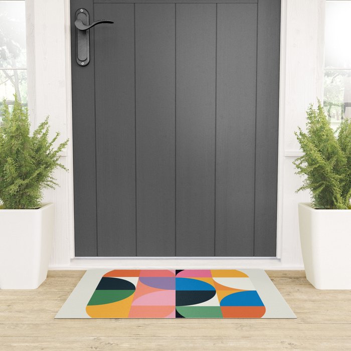 Modern Abstraction 10 Welcome Mat Gallery Image 3