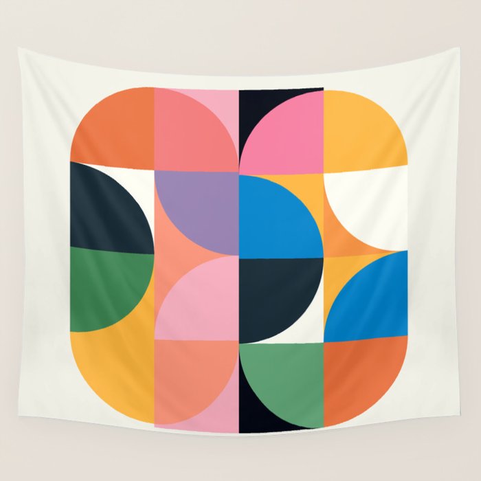 Modern Abstraction 10 Wall Tapestry Gallery Image 4