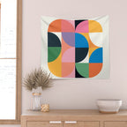 Modern Abstraction 10 Wall Tapestry Gallery Image 2