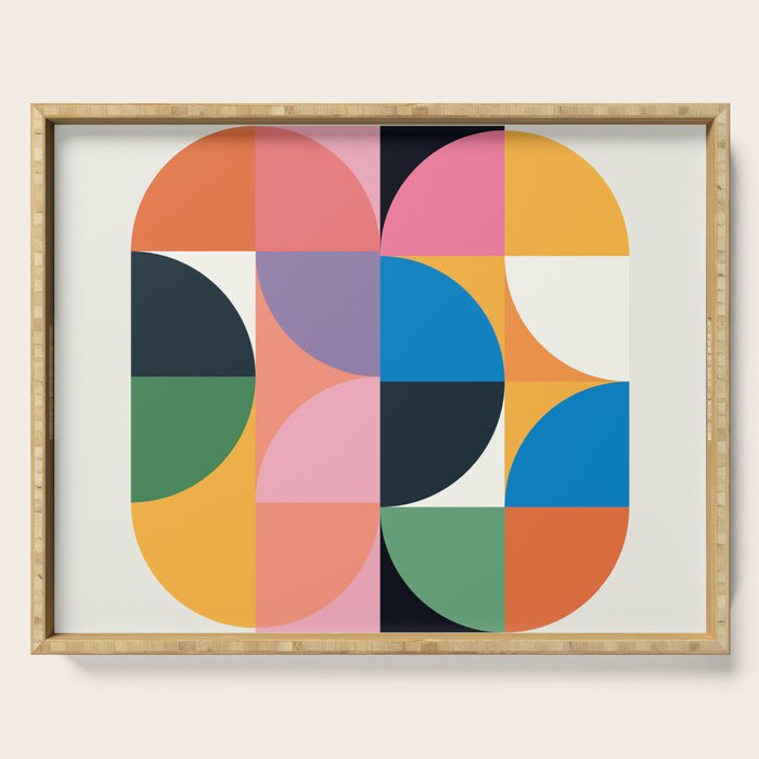 Modern Abstraction 10 Serving Tray Gallery Image 1