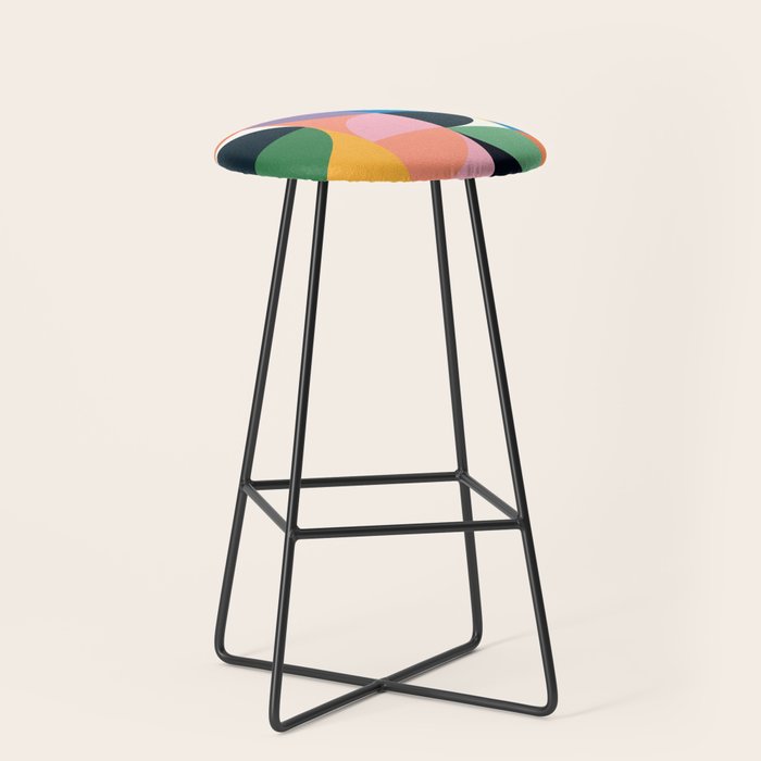 Modern Abstraction 10 Stool Gallery Image 1