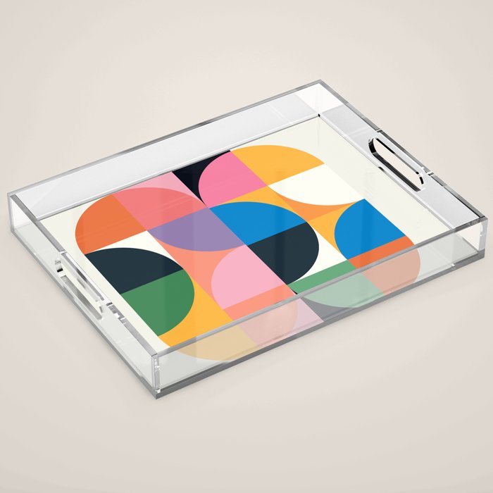 Modern Abstraction 10 Acrylic Tray Gallery Image 1