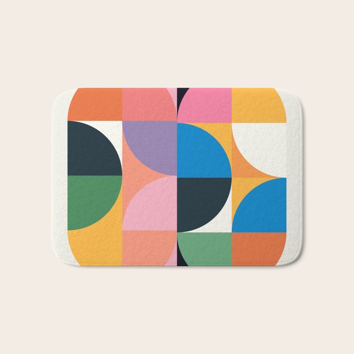 Modern Abstraction 10 Bath Mat Gallery Image 1