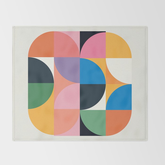 Modern Abstraction 10 Throw Blanket Gallery Image 2