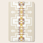Aztec Stripes Beige Cutting Board Gallery Image 1