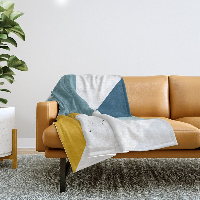 Modern Geometric 17 Throw Blanket Gallery Image 1