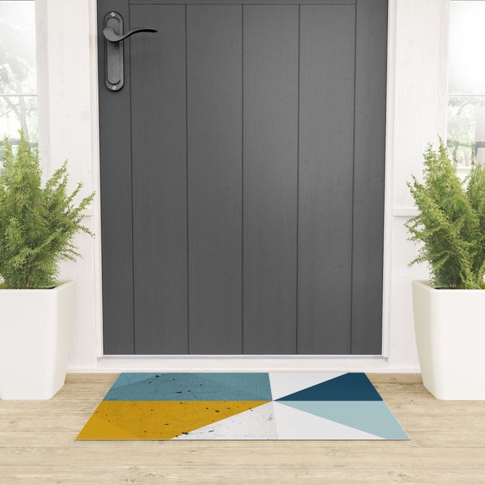 Modern Geometric 17 Welcome Mat Gallery Image 3