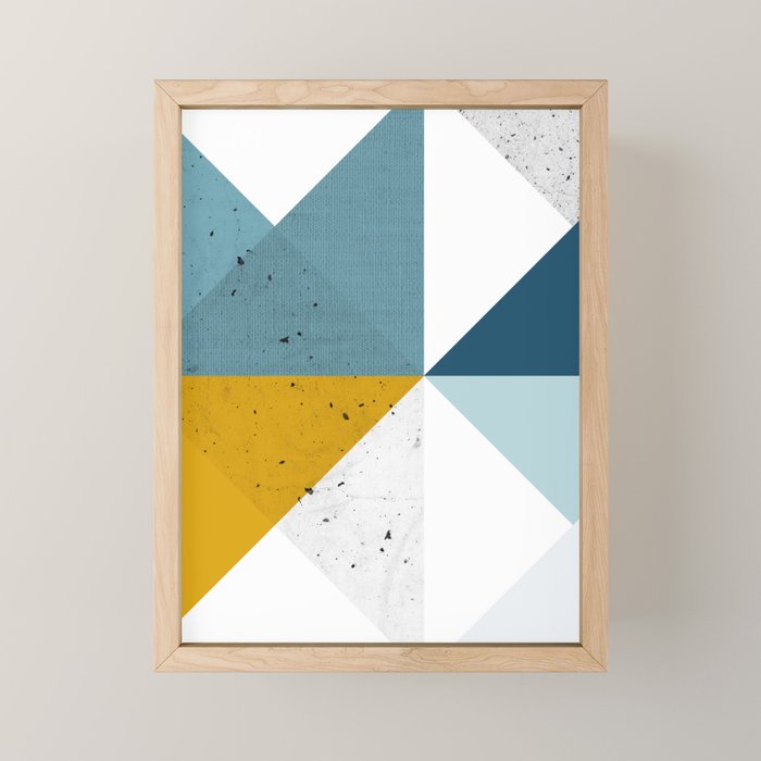Modern Geometric 17 Mini Art Print Gallery Image 1