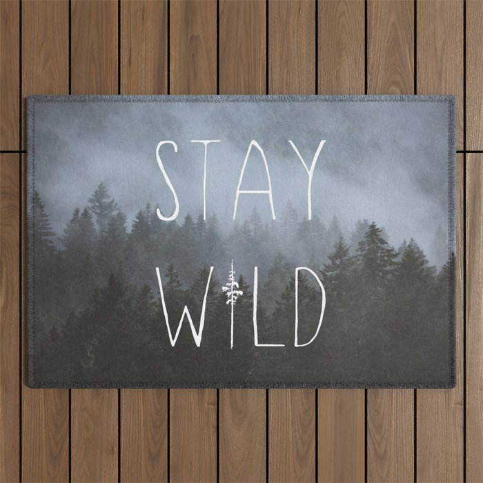 Stay Wild - Forest Adventure Outdoor Rug Gallery Image 1