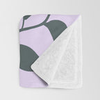 Abstract Tulips and Foliage  Throw Blanket Gallery Image 3
