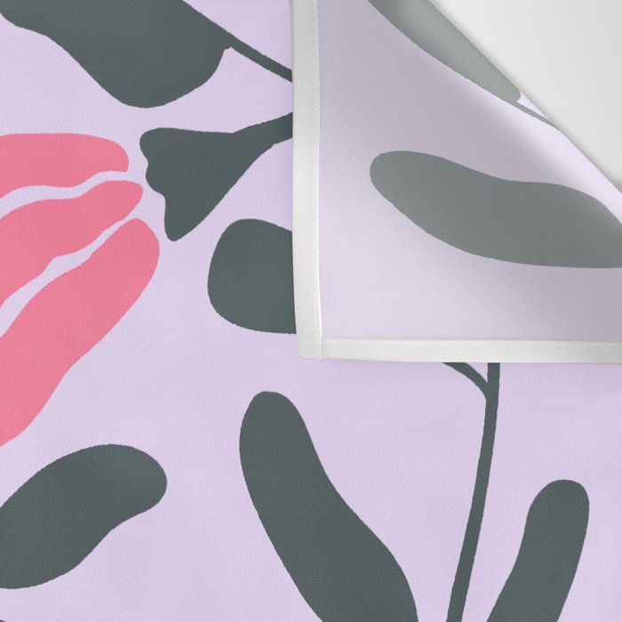 Abstract Tulips and Foliage  Wall Tapestry Gallery Image 3
