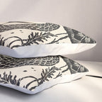 The Snake and the Snail - Cream Pillow Sham Gallery Image 3