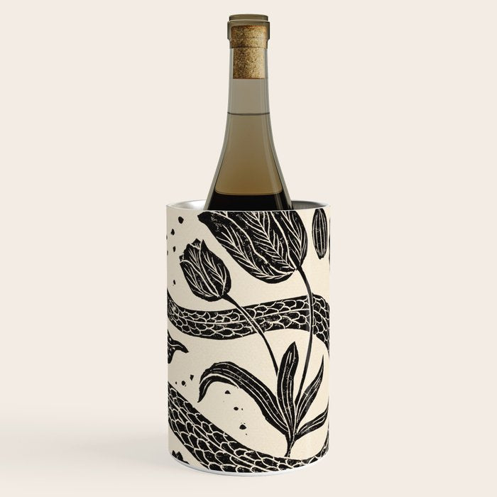 The Snake and the Snail - Cream Wine Chiller Gallery Image 1