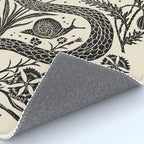 The Snake and the Snail - Cream Rug Gallery Image 4