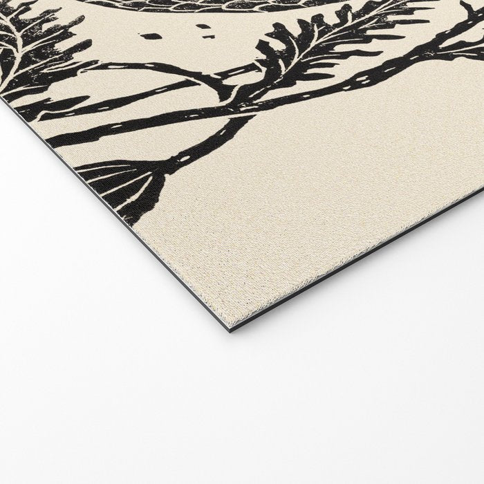 The Snake and the Snail - Cream Welcome Mat Gallery Image 2