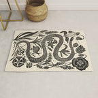The Snake and the Snail - Cream Rug Gallery Image 1