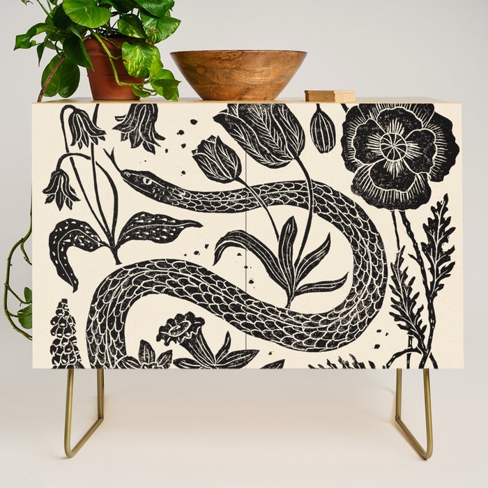 The Snake and the Snail - Cream Credenza Gallery Image 1
