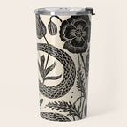 The Snake and the Snail - Cream Travel Mug Gallery Image 2