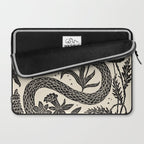 The Snake and the Snail - Cream Laptop Sleeve Gallery Image 2