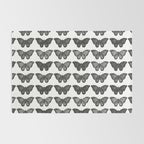 Monarch Butterfly - Black and White Rug Gallery Image 2