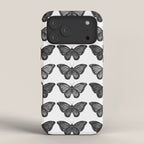 Monarch Butterfly - Black and White iPhone Case Gallery Image 4