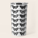 Monarch Butterfly - Black and White Travel Mug Gallery Image 1