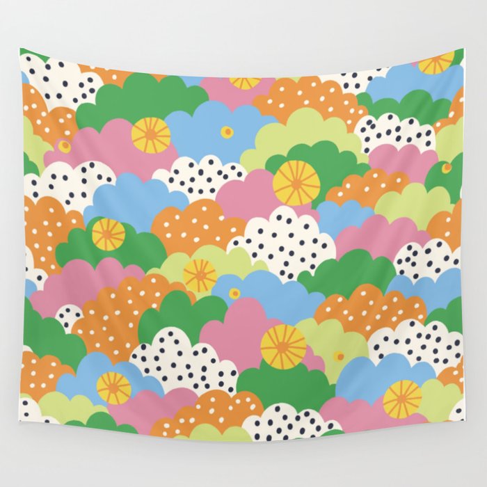 Cloudy  Wall Tapestry Gallery Image 4