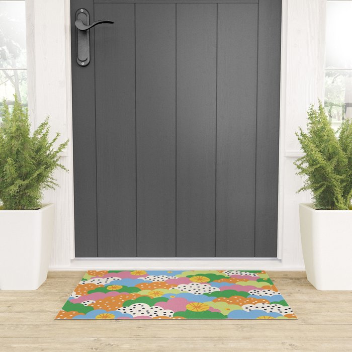Cloudy  Welcome Mat Gallery Image 3