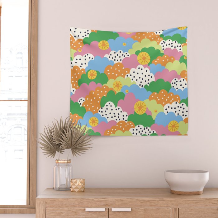 Cloudy  Wall Tapestry Gallery Image 2