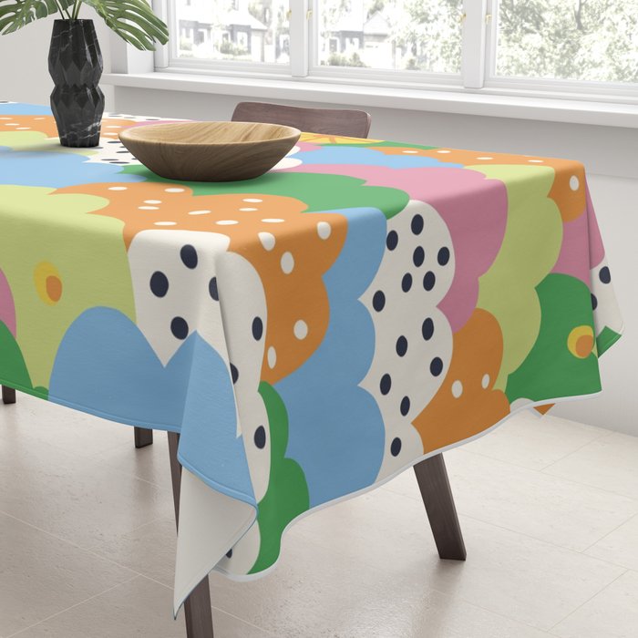 Cloudy  Tablecloth Gallery Image 3