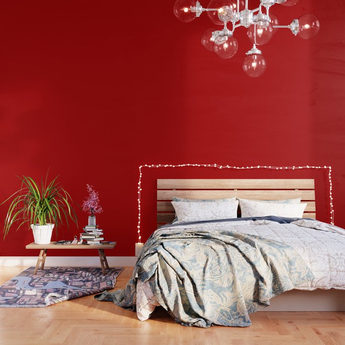 Chili Pepper Red - Solid Color Collection Wallpaper Gallery Image 3