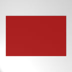 Chili Pepper Red - Solid Color Collection Welcome Mat Gallery Image 1