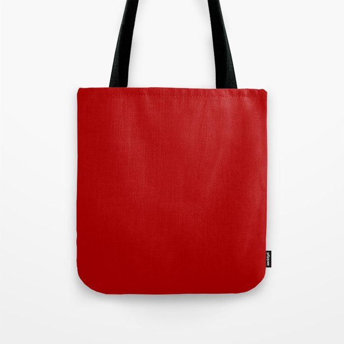 Chili Pepper Red - Solid Color Collection Tote Bag Gallery Image 1