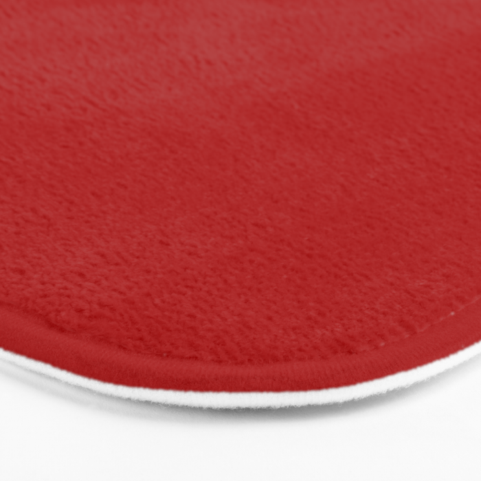 Chili Pepper Red - Solid Color Collection Bath Mat Gallery Image 3