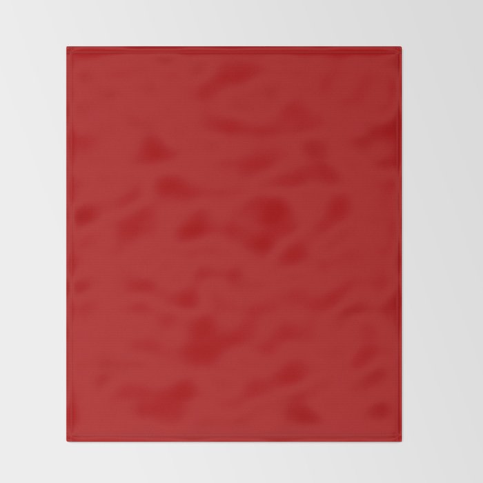 Chili Pepper Red - Solid Color Collection Throw Blanket Gallery Image 2