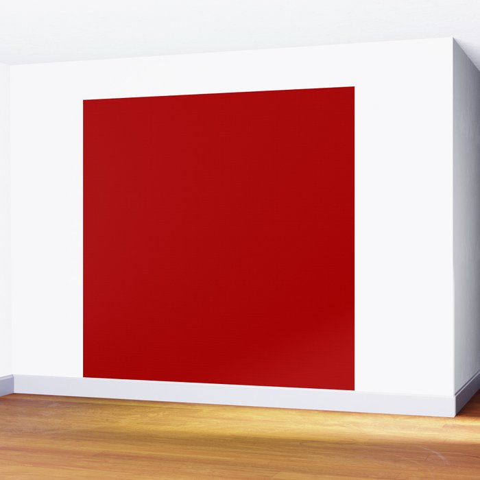 Chili Pepper Red - Solid Color Collection Wall Mural Gallery Image 2