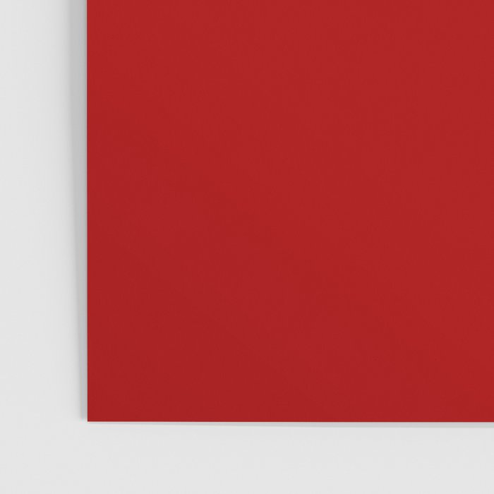 Chili Pepper Red - Solid Color Collection Poster Gallery Image 3