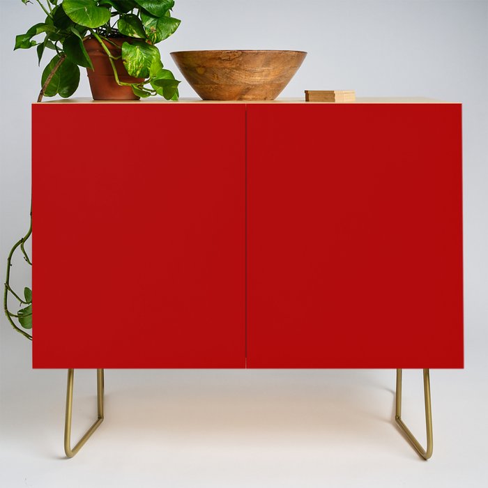 Chili Pepper Red - Solid Color Collection Credenza Gallery Image 1
