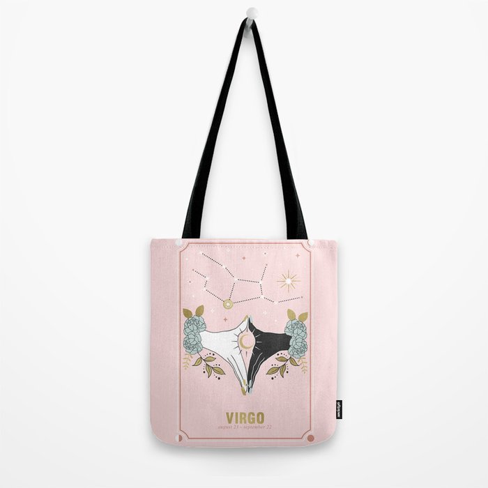 Virgo Zodiac Series Tote Bag Gallery Image 2