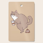 Coffee Makes Cat Poop Cutting Board Gallery Image 1