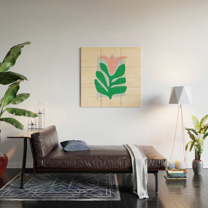 Summer Bloom 1 Wood Wall Art Gallery Image 2