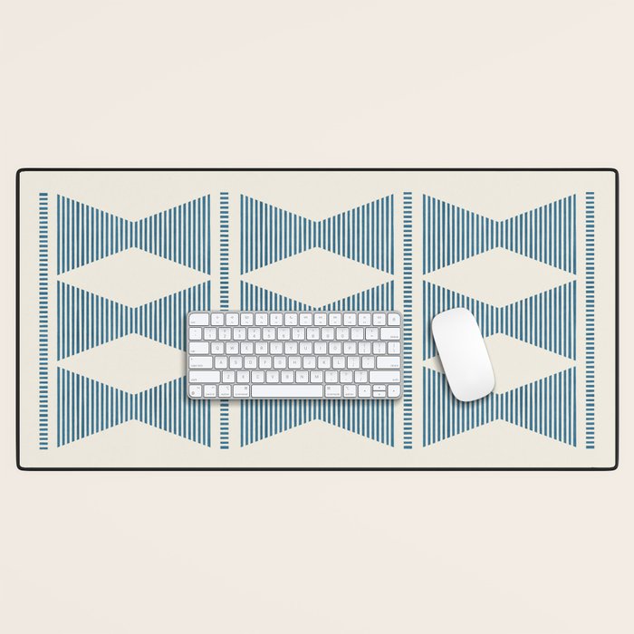 Southwestern Boho - Blue Desk Mat Gallery Image 1