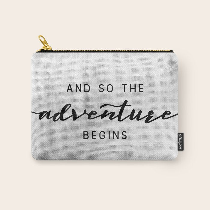 And So The Adventure Begins Carry All Pouch Gallery Image 1