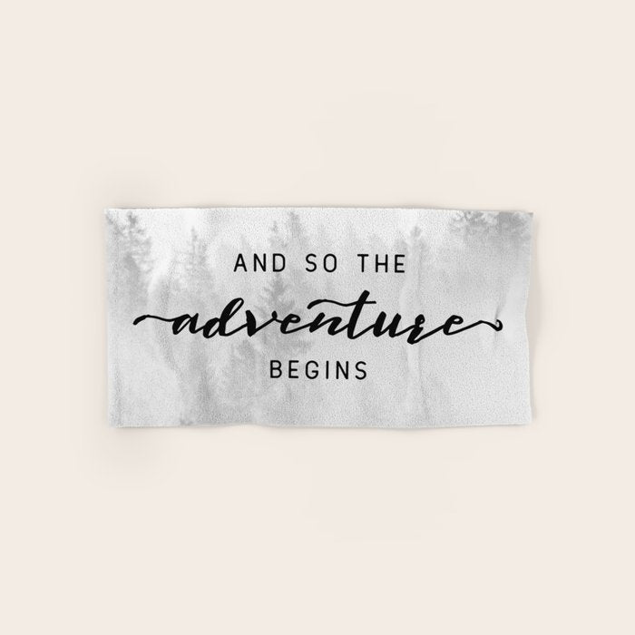 And So The Adventure Begins Bath Towel Gallery Image 1