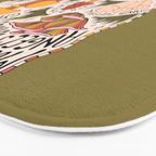 Mushrooms of Alaska Bath Mat Gallery Image 3