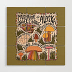 Mushrooms of Alaska Wood Wall Art Gallery Image 1