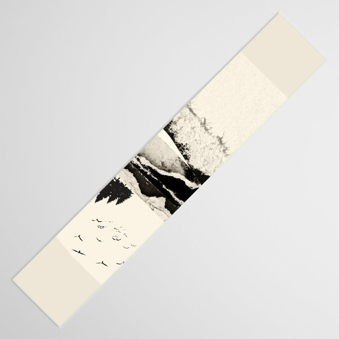 minimal collage/ Landscape Table Runner Gallery Image 3